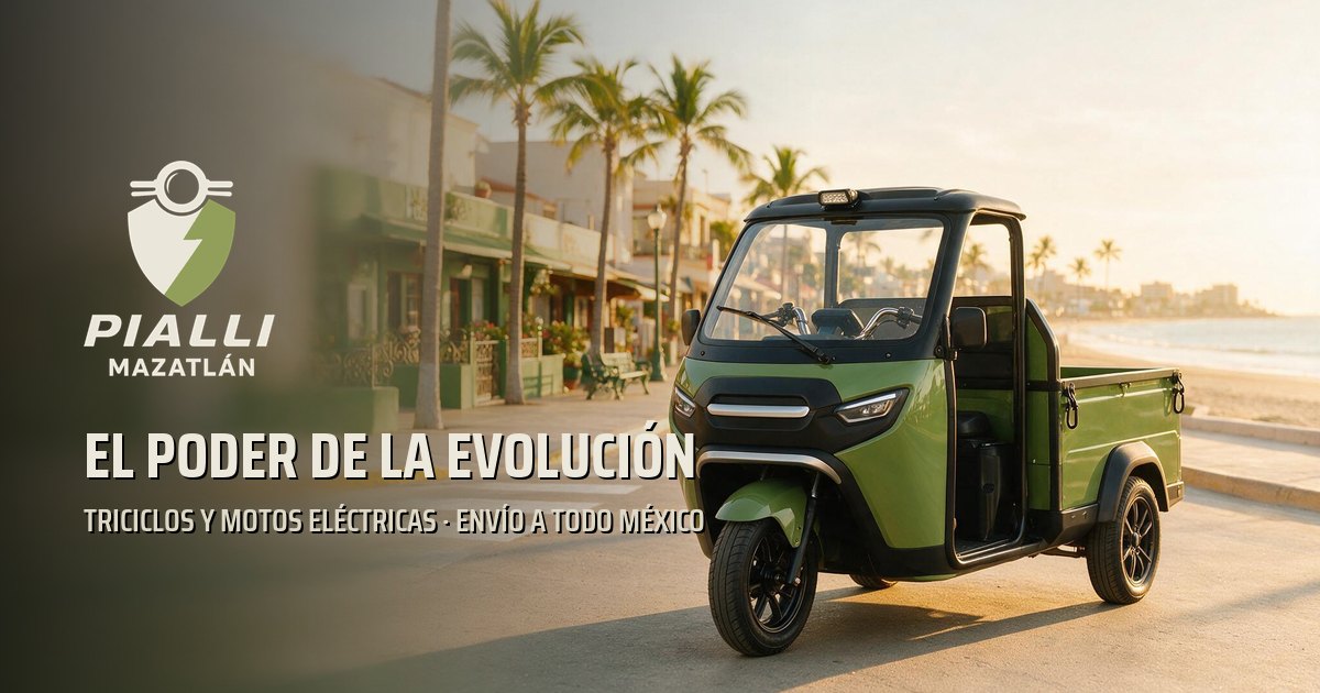 Pialli Triciclos Eléctricos y de Carga en México | Pialli