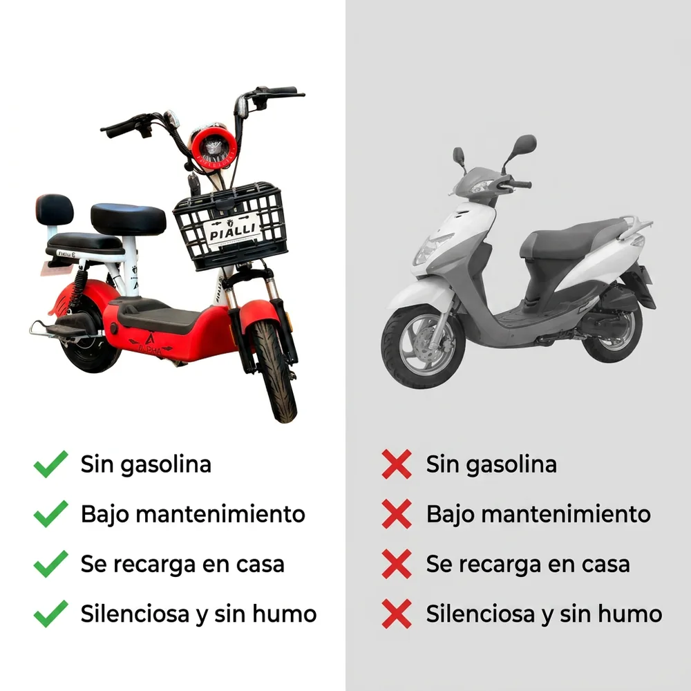 Moto eléctrica Alpha Pialli — comparativa