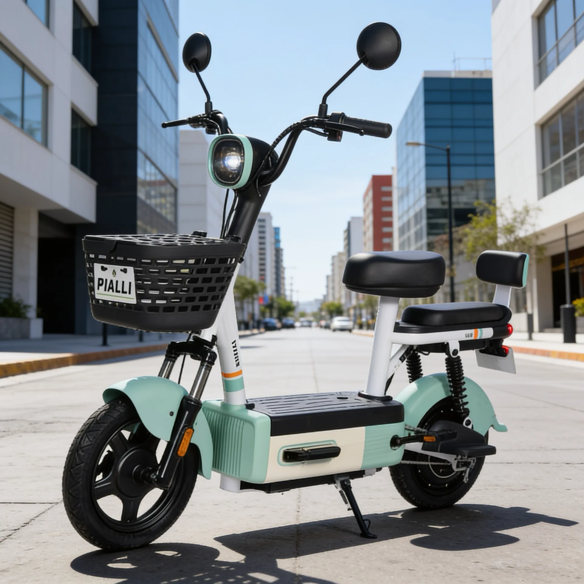 Moto eléctrica Beta Pialli — en uso real