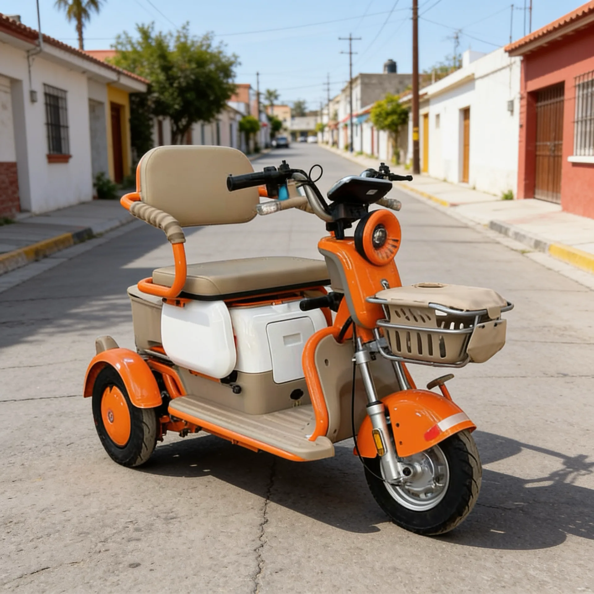 Triciclo eléctrico Family Pialli — en uso real