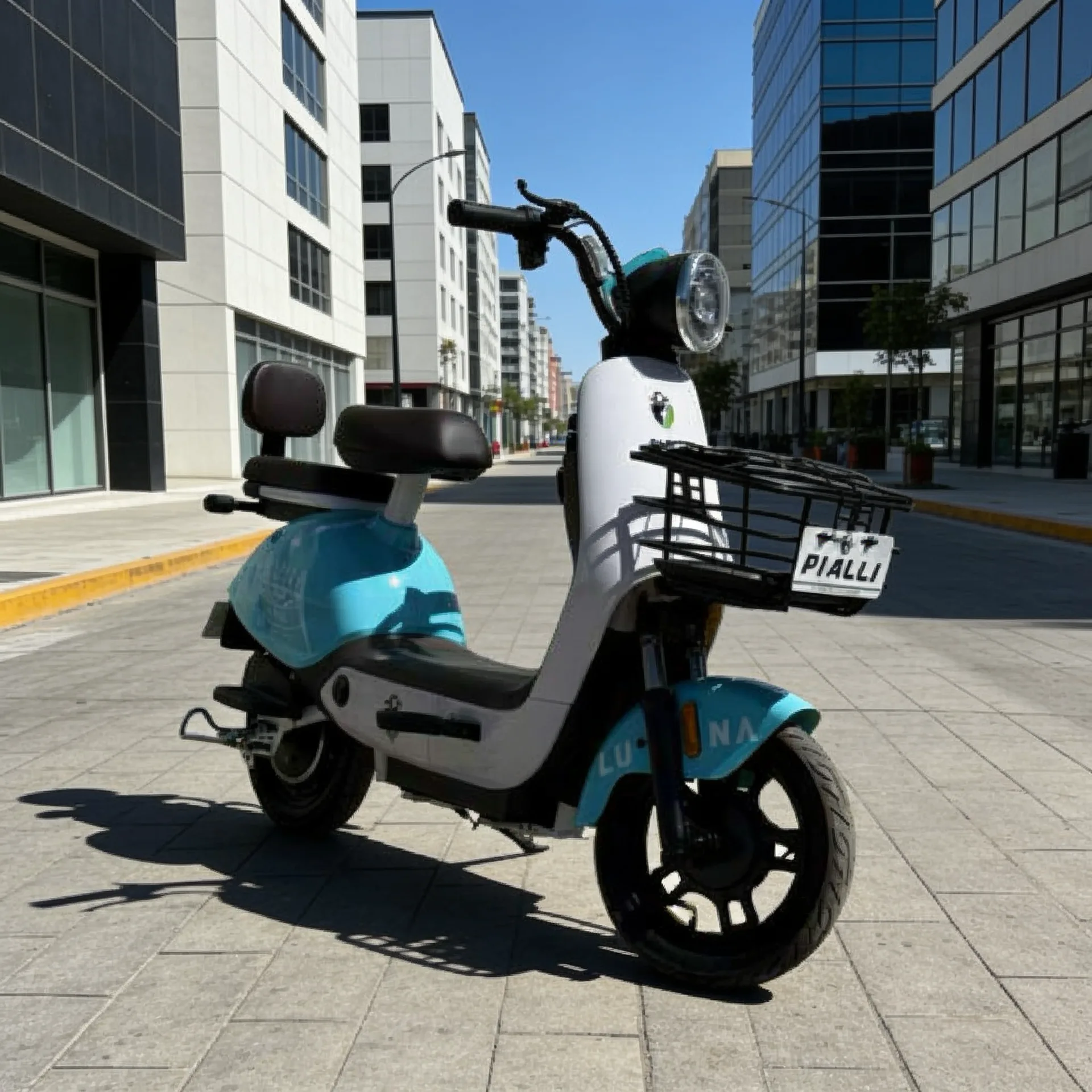 Moto eléctrica Luna Pialli — en uso real