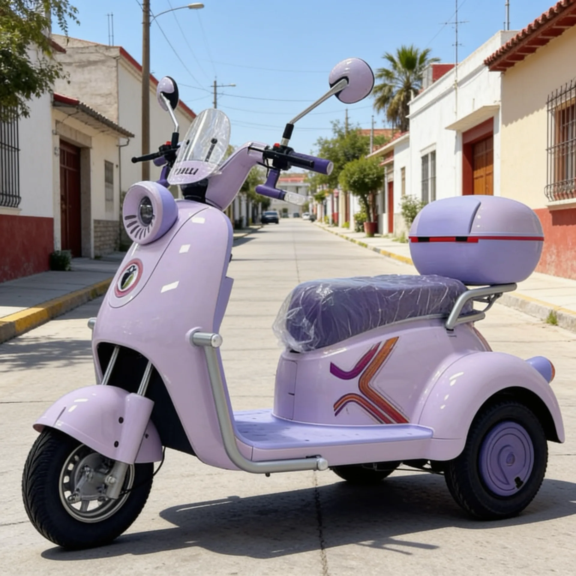 Triciclo eléctrico New Victoria Pialli — en uso real