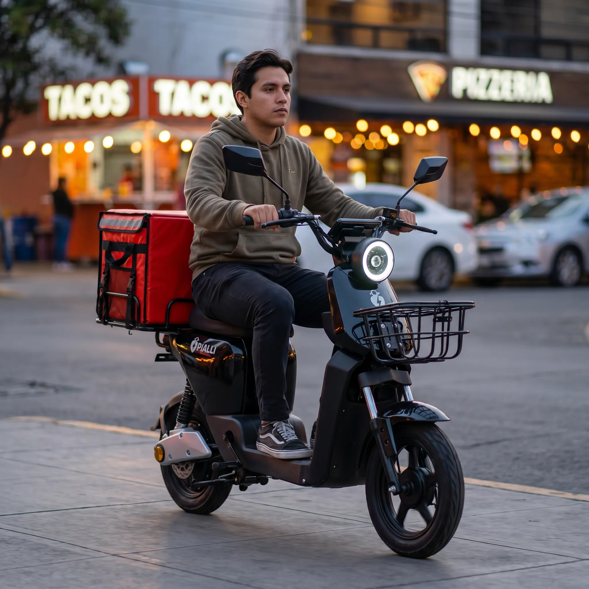 Bicimoto eléctrica RAPIM Pialli — en uso real